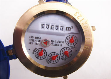 Medidor de água vertical doméstico DN automático de bronze do multi jato 50mm