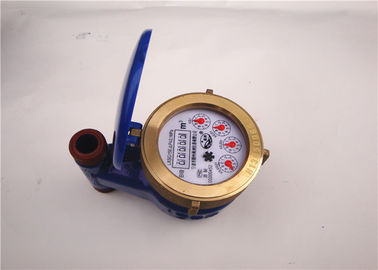 Medidor azul do uso de água da roda da aleta 3/4 de polegada para o agregado familiar/anúncio publicitário, LXSL-20E