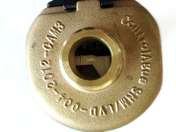 ISO frio de bronze 4064 R160 do medidor de água do pistão giratório, LXH-15A