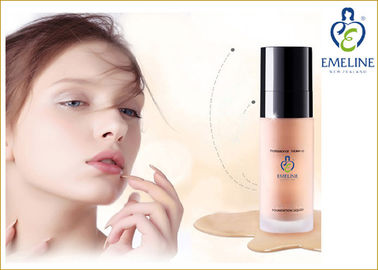 Fundação orgânica do líquido do alvejante da pele dos cosméticos profissionais impermeáveis da composição