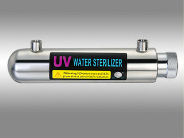 Esterilizador ultravioleta UV residencial para o purificador da água, alojamento dos SS 304