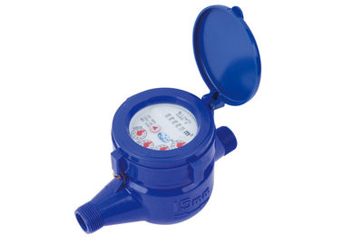 Medidores de água plásticos horizontais, medidor de água giratório residencial LXSG-15EP