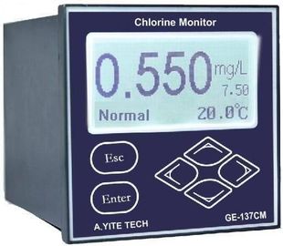 Analisador suspendido dos sólidos do monitor do analisador do cloro medidor residual