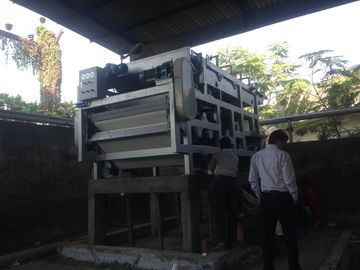 Máquina de secagem da imprensa da correia da lama da grande capacidade para a indústria